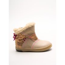 NOËL - Bottines/Boots beige en cuir pour fille - Taille 21 - Modz