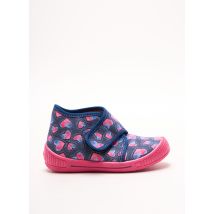 SUPERFIT - Chaussons/Pantoufles bleu en textile pour fille - Taille 24 - Modz