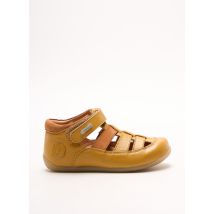 ASTER - Sandales/Nu pieds jaune en cuir - Garçon - Taille 19 - Modz