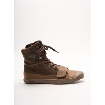 PATAUGAS - Bottines/Boots marron en cuir pour fille - Taille 33 - Modz