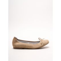 ACEBOS - Ballerines beige en cuir pour fille - Taille 33 - Modz