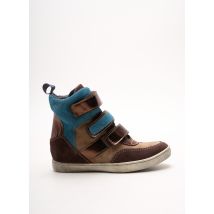 ACEBOS - Baskets marron en cuir - Femme - Taille 40 - Modz
