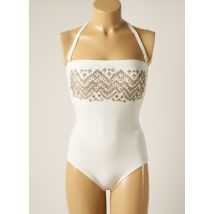 TESSY - Maillot de bain 1 pièce blanc en polyamide pour femme - Taille 40 - Modz