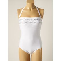 TESSY - Maillot de bain 1 pièce blanc en polyamide - Femme - Taille 42 - Modz