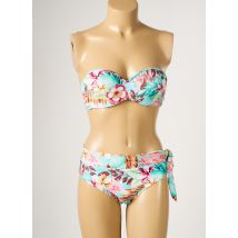 YSABEL MORA - Maillot de bain 2 pièces bleu en polyester - Femme - Taille TU - Modz
