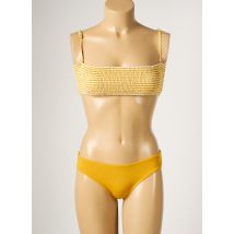 PROTEST - Maillot de bain 2 pièces jaune en polyester - Femme - Taille 34 - Modz