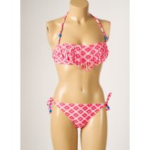 BRIGITTE BARDOT - Maillot de bain 2 pièces rose en polyamide - Femme - Taille 36 - Modz