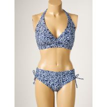 LAGON BLEU - Maillot de bain 2 pièces bleu en polyamide - Femme - Taille 44 - Modz
