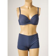 MOONTIDE - Maillot de bain 2 pièces bleu en polyamide - Femme - Taille 38 - Modz