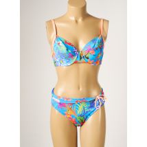 SUN PLAYA - Maillot de bain 2 pièces bleu en polyamide - Femme - Taille 40 - Modz