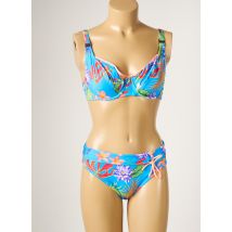 SUN PLAYA - Maillot de bain 2 pièces bleu en polyamide - Femme - Taille 40 - Modz