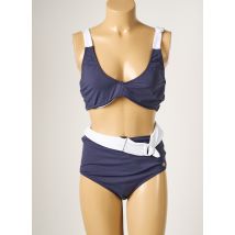 BORABORA - Maillot de bain 2 pièces bleu en polyamide - Femme - Taille TU - Modz