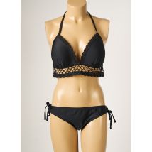 DAG ADOM - Maillot de bain 2 pièces noir en polyamide - Femme - Taille 42 - Modz