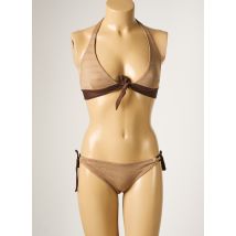 BAHIA BEACH BAULE - Maillot de bain 2 pièces marron en nylon - Femme - Taille 36 - Modz