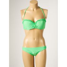 HISTOIRE DE PLAGE - Maillot de bain 2 pièces vert en polyamide - Femme - Taille 40 - Modz