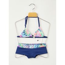 PLAGE DU SUD - Maillot de bain 2 pièces bleu en polyamide - Fille - Taille TU - Modz