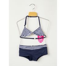 PLAGE DU SUD - Maillot de bain 2 pièces bleu en polyamide - Fille - Taille TU - Modz