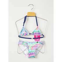 PLAGE DU SUD - Maillot de bain 2 pièces bleu en polyamide - Fille - Taille TU - Modz