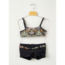 LAGON BLEU - Maillot de bain 2 pièces noir en polyamide - Fille - Taille TU - Modz