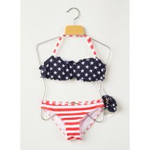 DAG ADOM - Maillot de bain 2 pièces bleu en polyamide - Fille - Taille TU - Modz