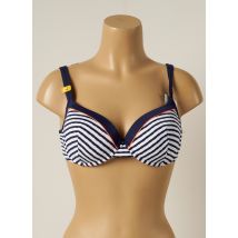 CHERRY BEACH - Haut de maillot de bain bleu en polyamide - Femme - Taille 90D - Modz