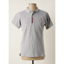AUSTIN HEALEY - Polo gris en coton - Homme - Taille S - Modz
