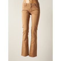 CERRUTI 1881 - Pantalon droit marron en coton pour femme - Taille W28 - Modz