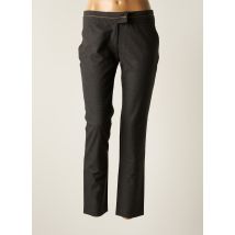 SWILDENS - Pantalon slim gris en polyester - Femme - Taille 36 - Modz