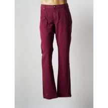 FACONNABLE - Pantalon droit violet en coton pour homme - Taille 40 - Modz