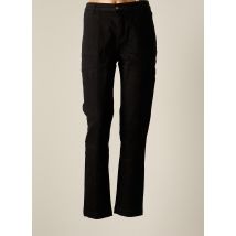 CHEMINS BLANCS - Jeans coupe slim noir en coton - Femme - Taille 40 - Modz