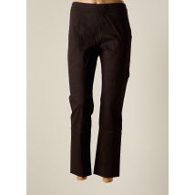 CHEMINS BLANCS - Pantalon 7/8 marron en coton - Femme - Taille 42 - Modz