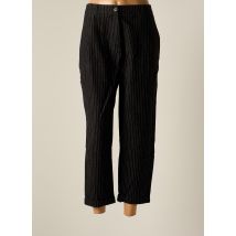CHEMINS BLANCS - Pantalon chino noir en coton - Femme - Taille 44 - Modz