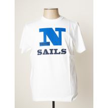 NORTH SAILS - T-shirt blanc en coton - Homme - Taille XXL - Modz