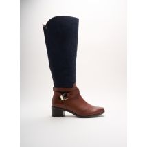 CAPRICE - Bottes bleu en cuir - Femme - Taille 36 - Modz