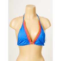 ANTIGEL - Haut de maillot de bain bleu en polyamide - Femme - Taille 38 - Modz
