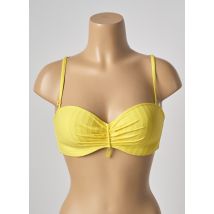 CHERRY BEACH - Haut de maillot de bain jaune en polyamide pour femme - Taille 90D - Modz