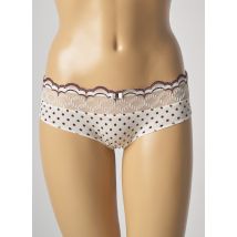 ALLUMETTE - Shorty beige en polyester - Femme - Taille 48 - Modz