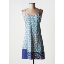 ROSE POMME - Robe mi-longue bleu en coton - Femme - Taille 38 - Modz
