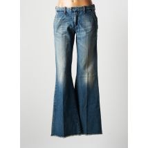 DIESEL - Jean coupe flare bleu en coton - Femme - Taille TU - Modz