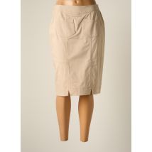 JUMFIL - Jupe mi-longue beige en coton - Femme - Taille 42 - Modz