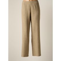 JUMFIL - Pantalon droit beige en polyester - Femme - Taille 44 - Modz