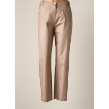 JUMFIL - Pantalon droit rose en coton - Femme - Taille 50 - Modz
