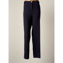 JUMFIL - Pantalon droit bleu en polyester - Femme - Taille 54 - Modz