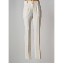 JUMFIL - Pantalon droit beige en polyester - Femme - Taille 40 - Modz