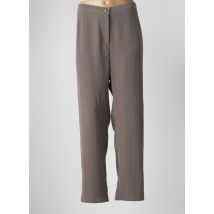 JUMFIL - Pantalon droit vert en polyester - Femme - Taille 54 - Modz