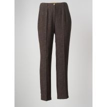 JUMFIL - Pantalon slim marron en polyester - Femme - Taille 40 - Modz