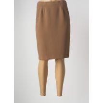 JUMFIL - Jupe mi-longue marron en polyester pour femme - Taille 38 - Modz