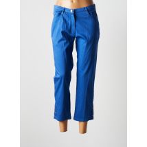JUMFIL - Pantacourt bleu en viscose - Femme - Taille 42 - Modz