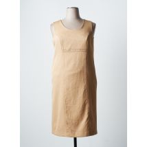JUMFIL - Robe mi-longue marron en polyester - Femme - Taille 48 - Modz