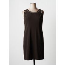 JUMFIL - Robe mi-longue marron en polyester - Femme - Taille 46 - Modz